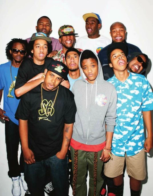 Odd Future, a creative collective with Tyler, Frank Ocean, Syd and many other artists.